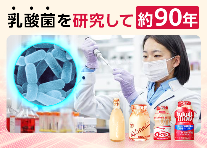 乳酸菌を研究して約90年
