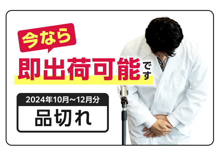 今なら即出荷可能です