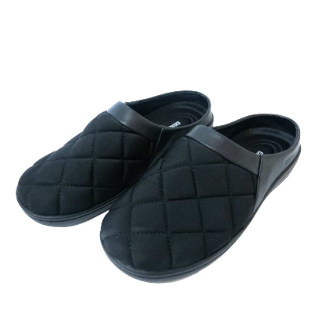 Elfoot スリムスリッポンシューズ カラー・サイズ選択: ブラック_Sサイズ（24.0~25.0cm）