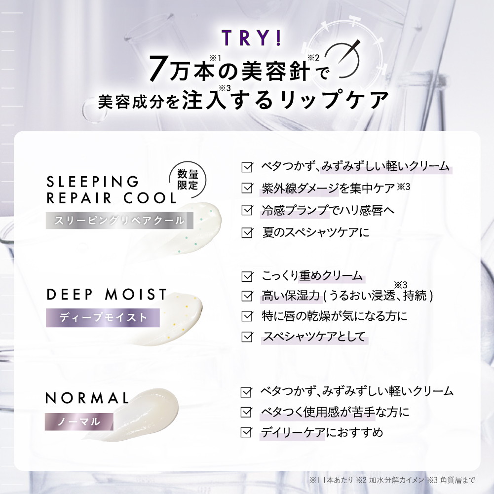 【チューシー/CHOOSY】ナイトニードルリップ（夜用） 種類: オリジナル, オプション: 選択しない