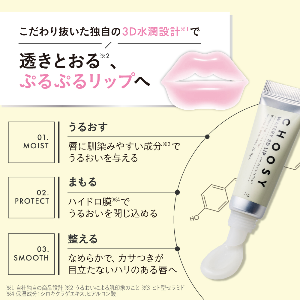 【チューシー/CHOOSY】チューシーウォータリー3Dリップ セット名: 単品