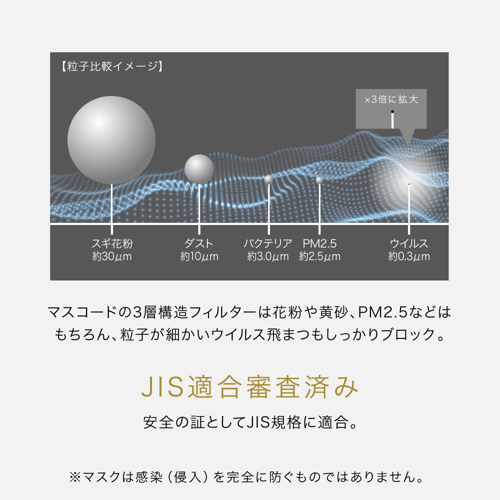 【 マスコード / MASCODE 】3Dマスク 30枚入りBOX