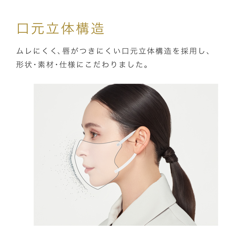 【 マスコード / MASCODE 】3Dマスク 30枚入りBOX（ホワイト）