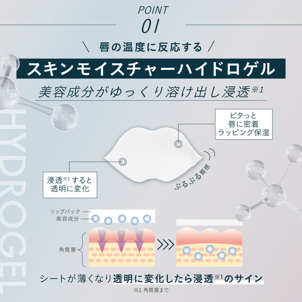 【チューシー/CHOOSY】ハイドロゲルリップパック 集中トリートメント 枚数: 1枚