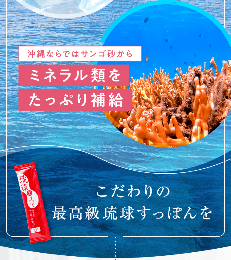 ミネラル類をたっぷり配合