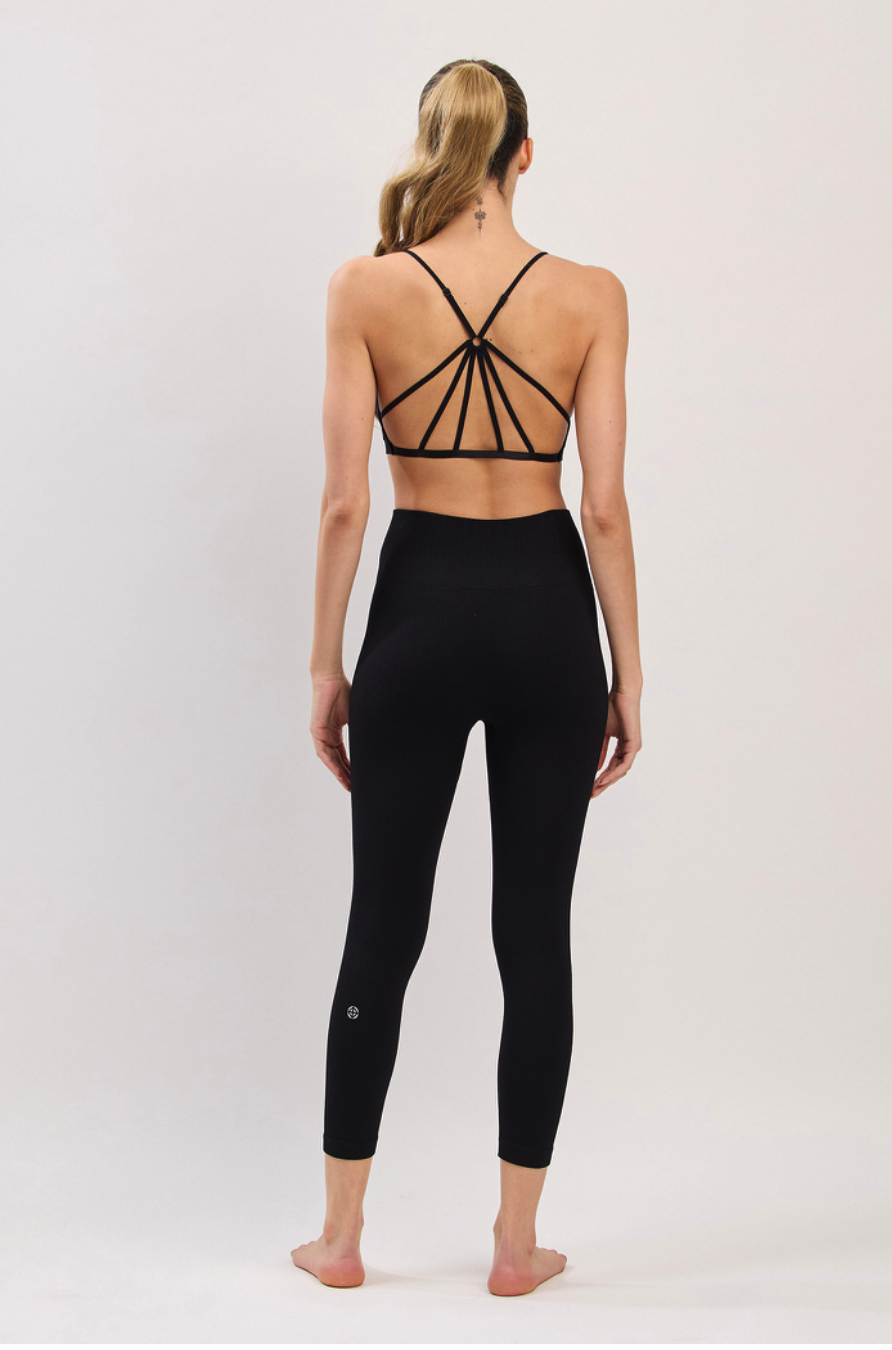 PL071 DOUBLE LEGGINGS BLACK サイズ: S/M