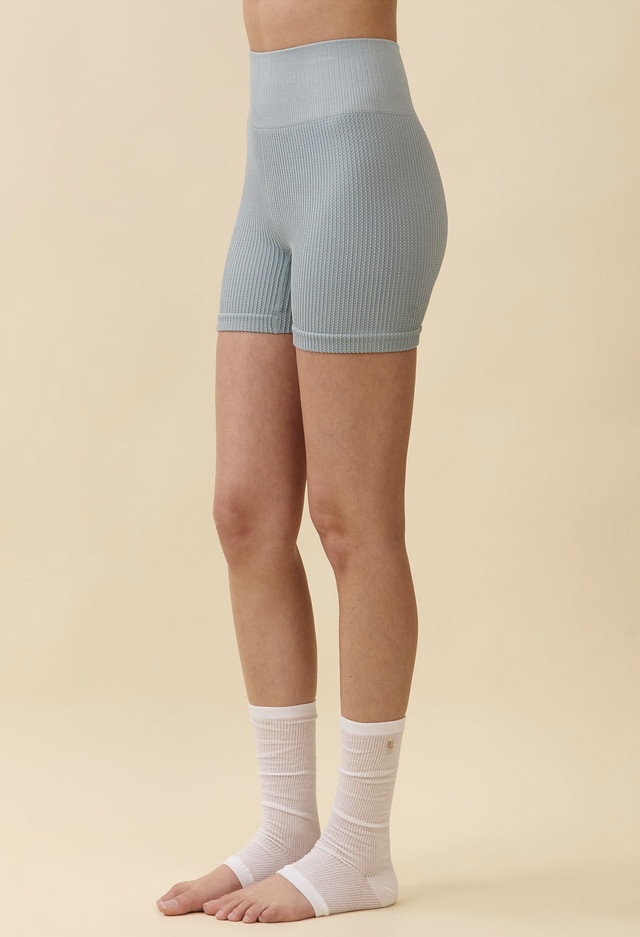 PS021 THERMO 3/4 LEGGINGS D.MINT SOLID サイズ: S/M