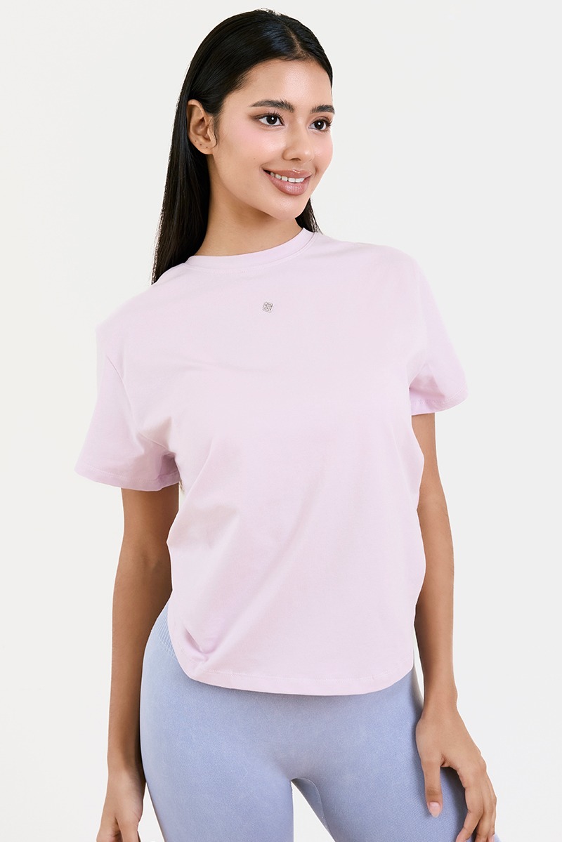 TS206 CUTOUT TWOWAY T-SHIRT PINK