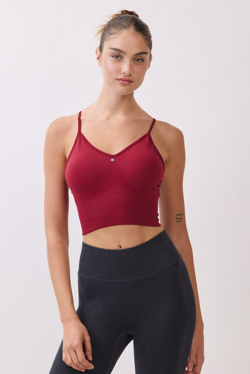 JK01 SIGNATURE BRATOP BURGUNDY