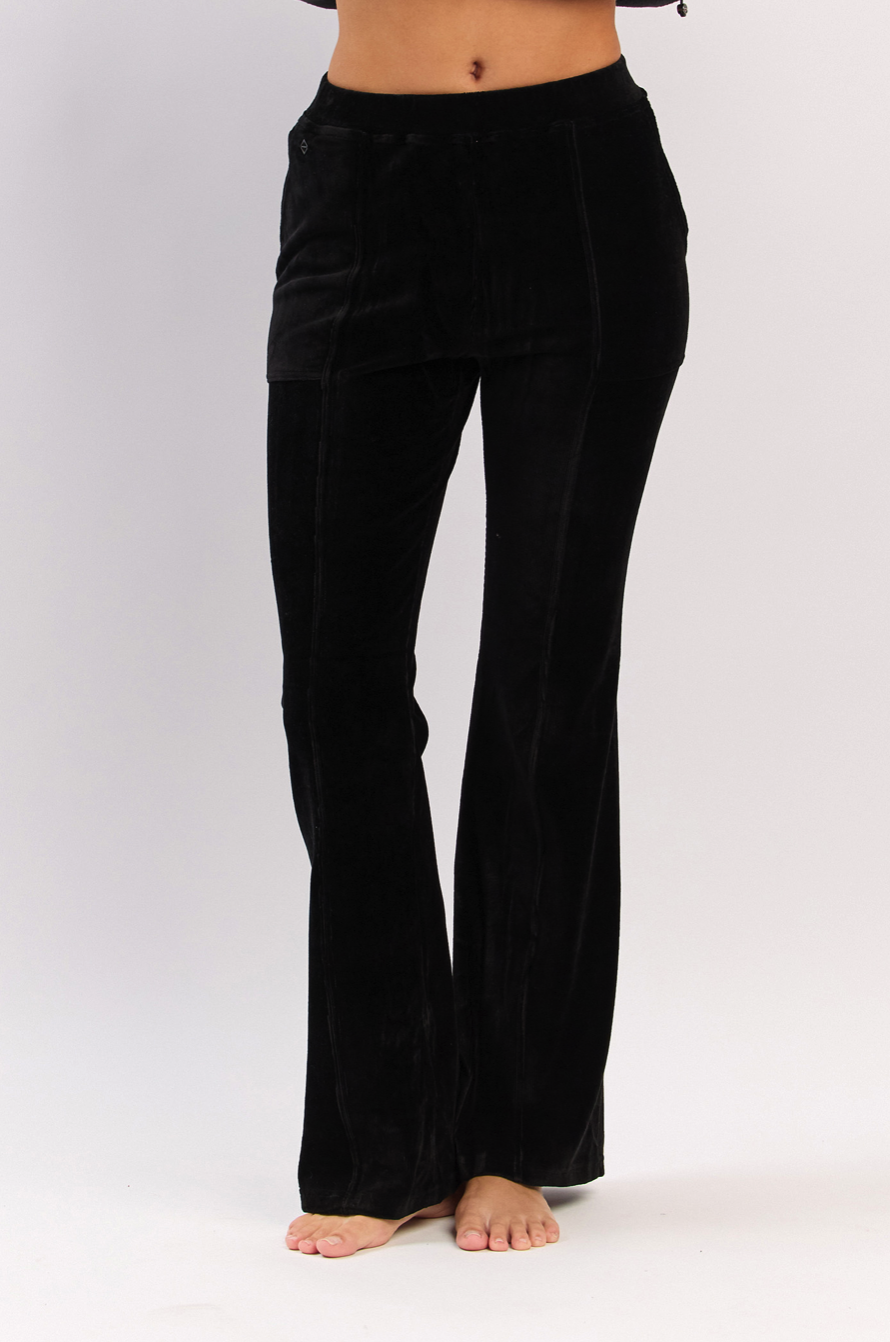 PL203 CORDUROY BOOTSCUT PANTS BLACK サイズ: S/M