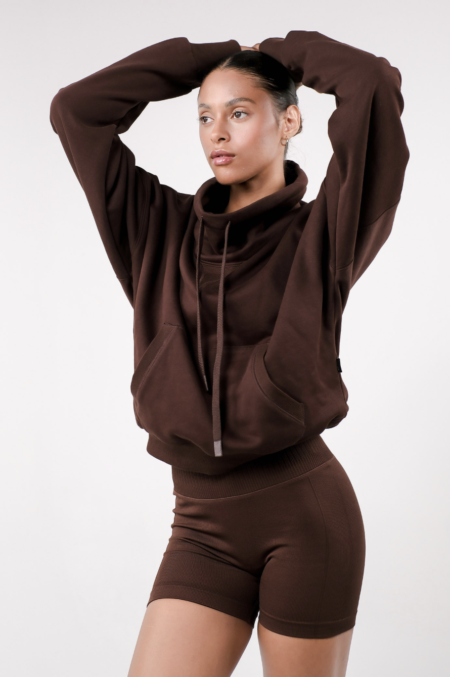 TP142 MINI HOODIE BROWN サイズ: F