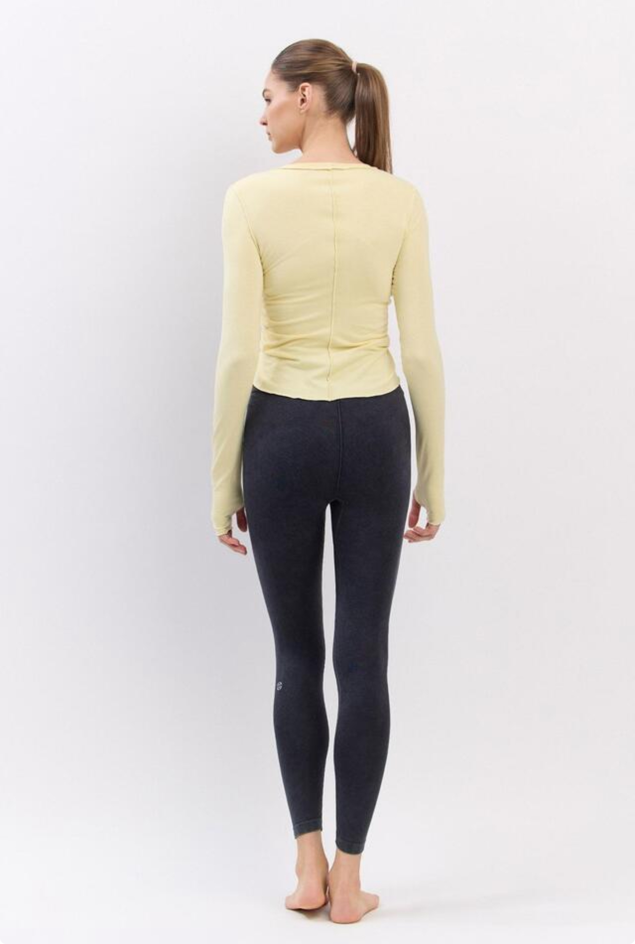 TL127 L/S COVER UP YELLOW サイズ: S/M
