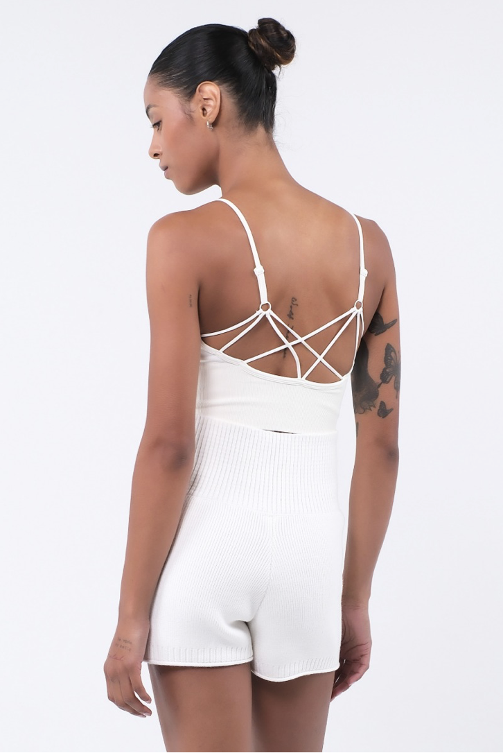 TB002 SEAMLESS BRATOP IVORY サイズ: S/M