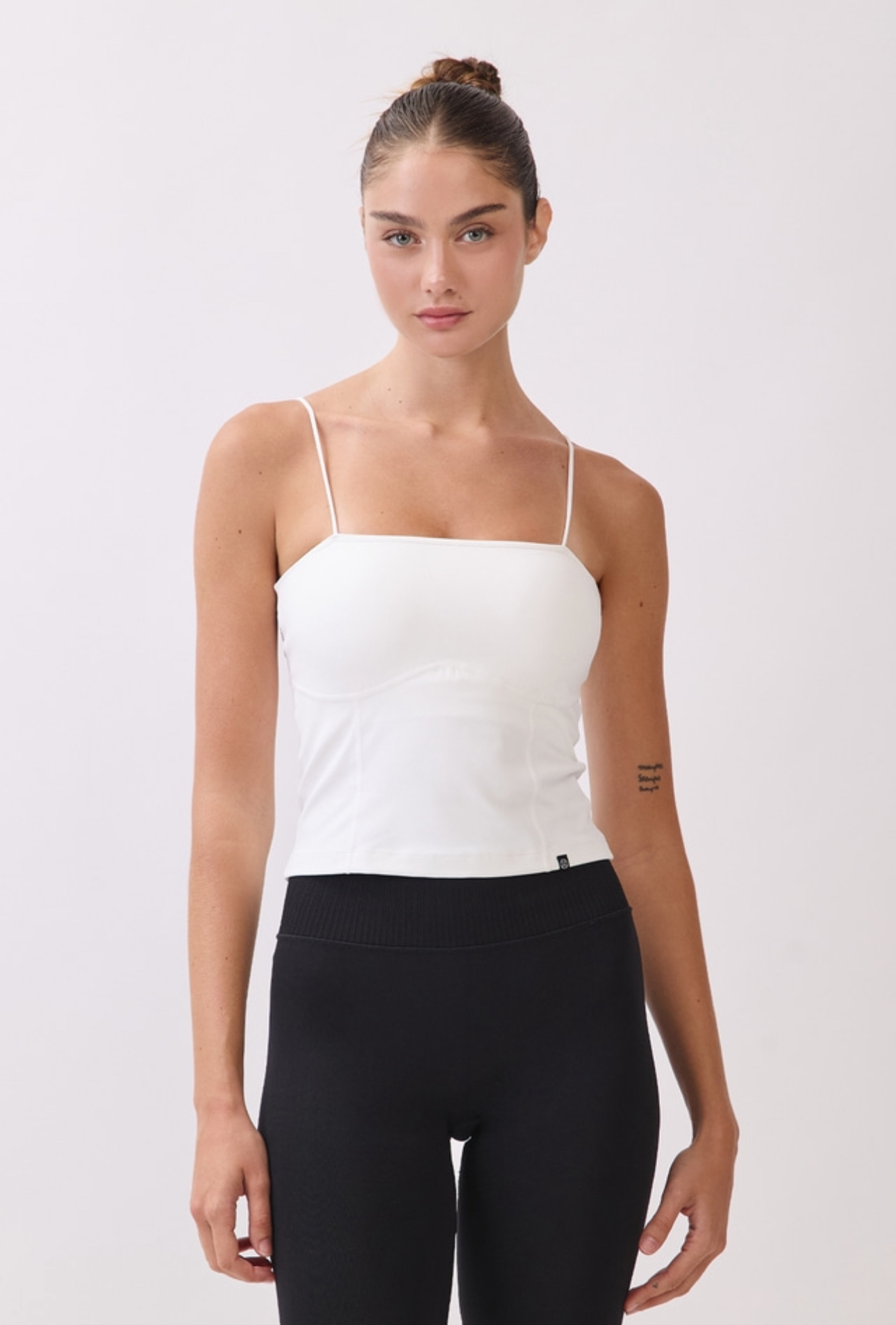 TT023 JERSEY TANK TOP WHITE