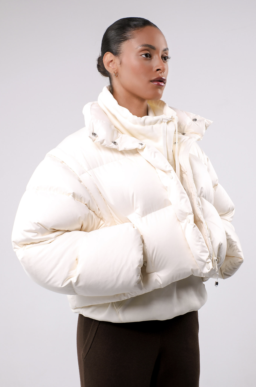 JD361 DOWN JUMPER IVORY サイズ: S/M