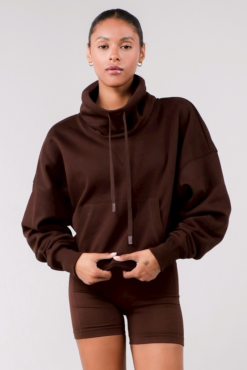 TP142 MINI HOODIE BROWN