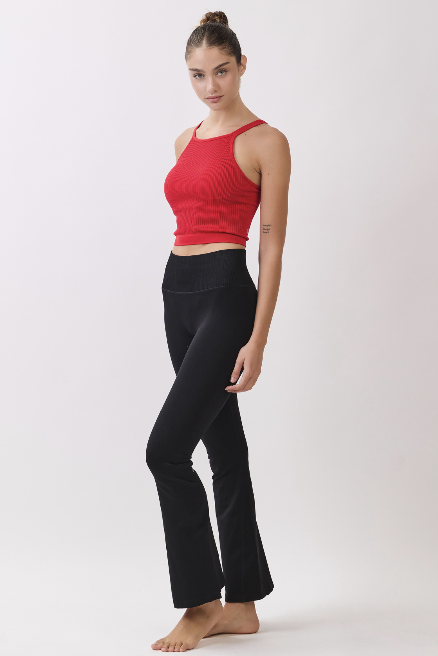 TB039 SPIRAL TANK RED サイズ: S/M