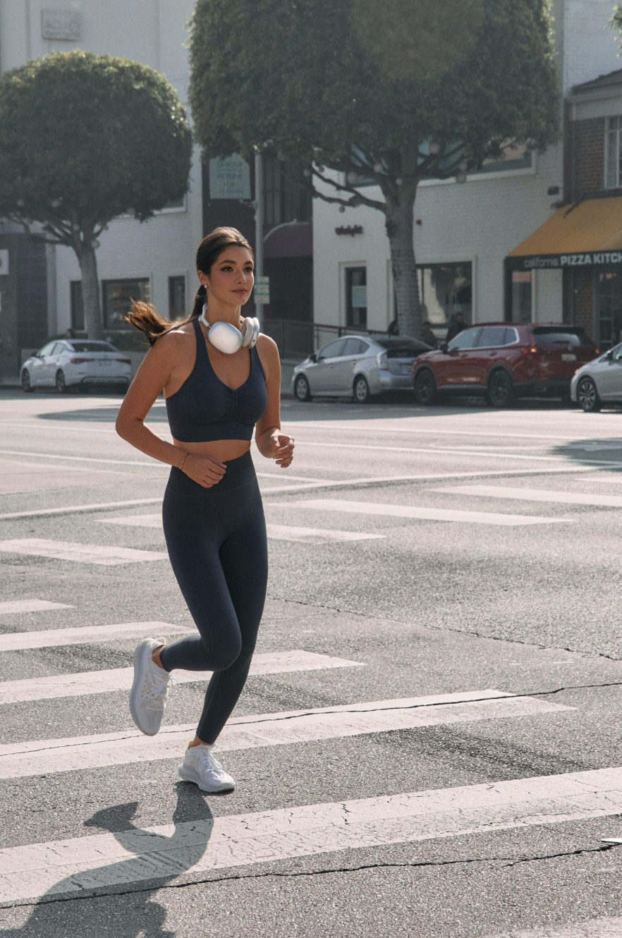 PL411 SEAMLESS LEGGINGS D.GRAY サイズ: S/M