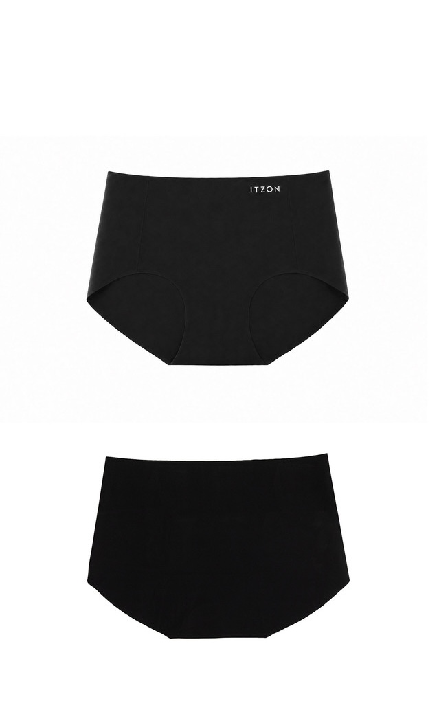 IB601 SEAMLESS BRIEF BLACK SOLID サイズ: S/M