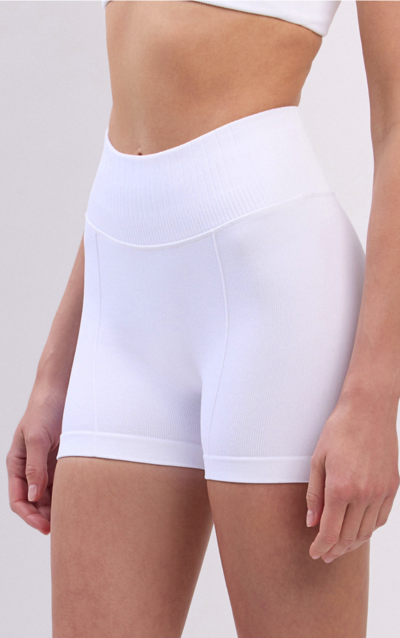 PS019 POINT 3/4 LEGGINGS WHITE サイズ: S/M