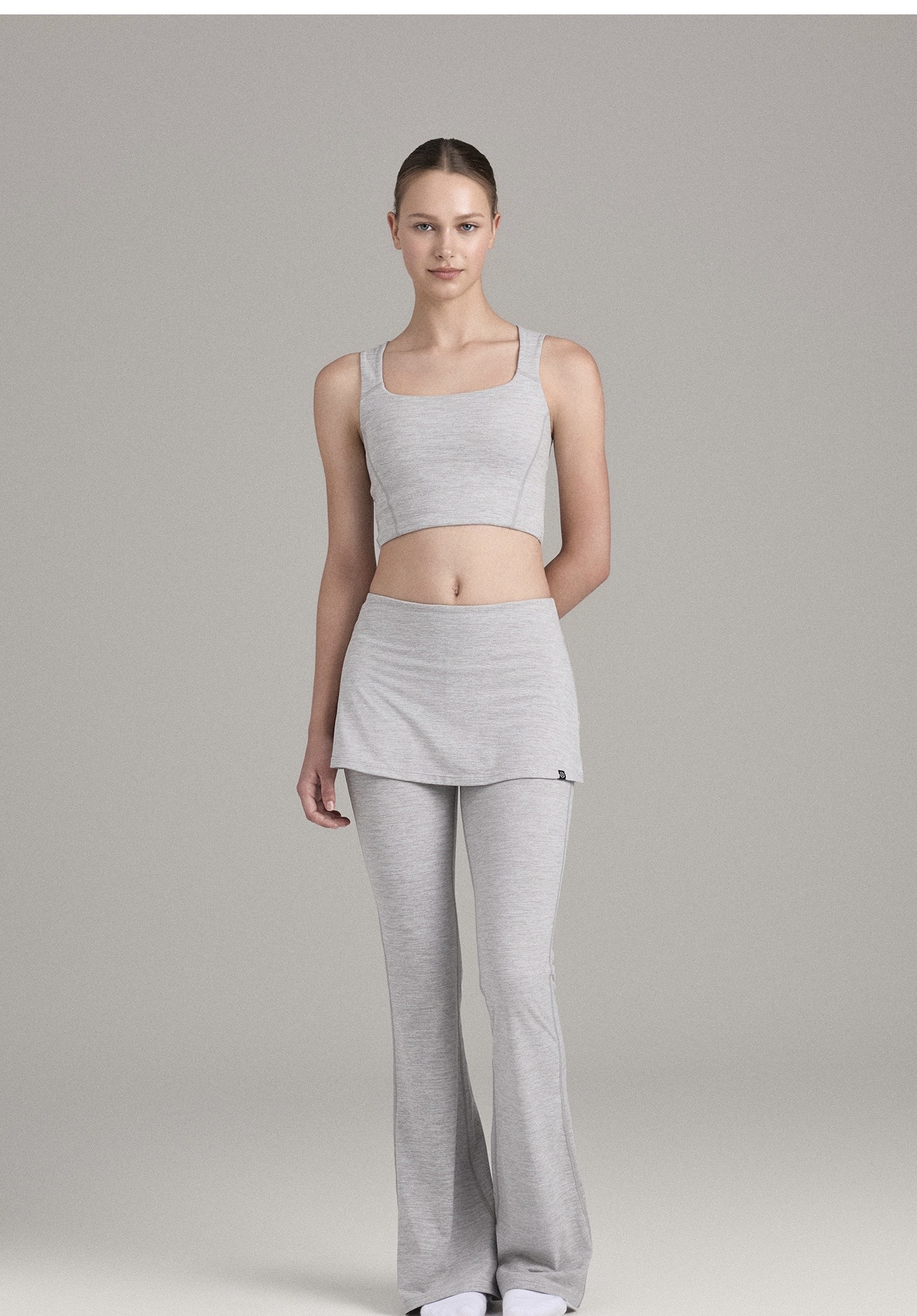 TB057 MOTION BRA M.GRAY SOLID サイズ: SS