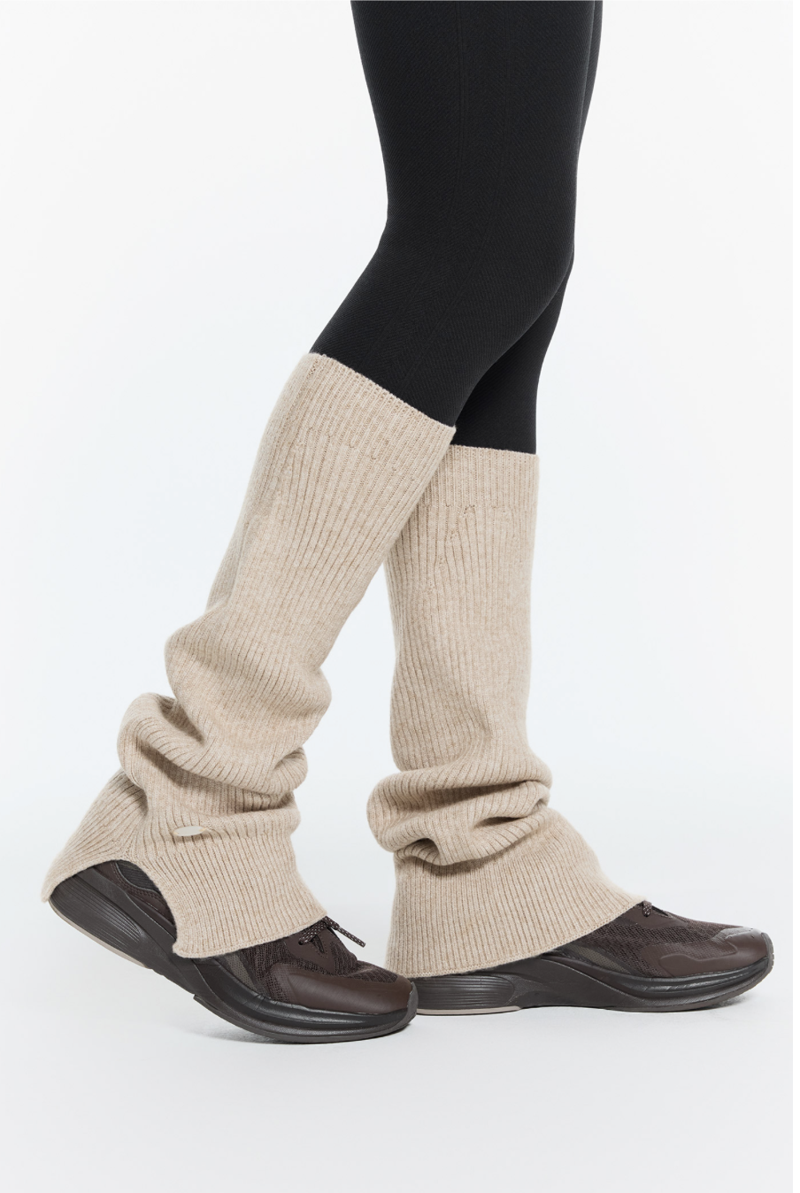 AZ588 KNIT LEG WARMER BEIGE サイズ: F