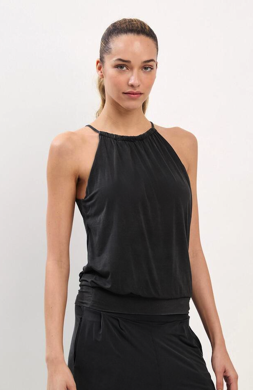 TT005 RELAX HALTER TOP BLACK FADE サイズ: S/M