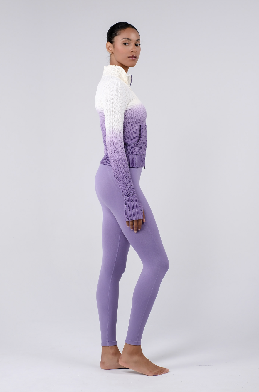 TZ151 SPONGE ZIP-UP PURPLE GRADATION サイズ: S/M