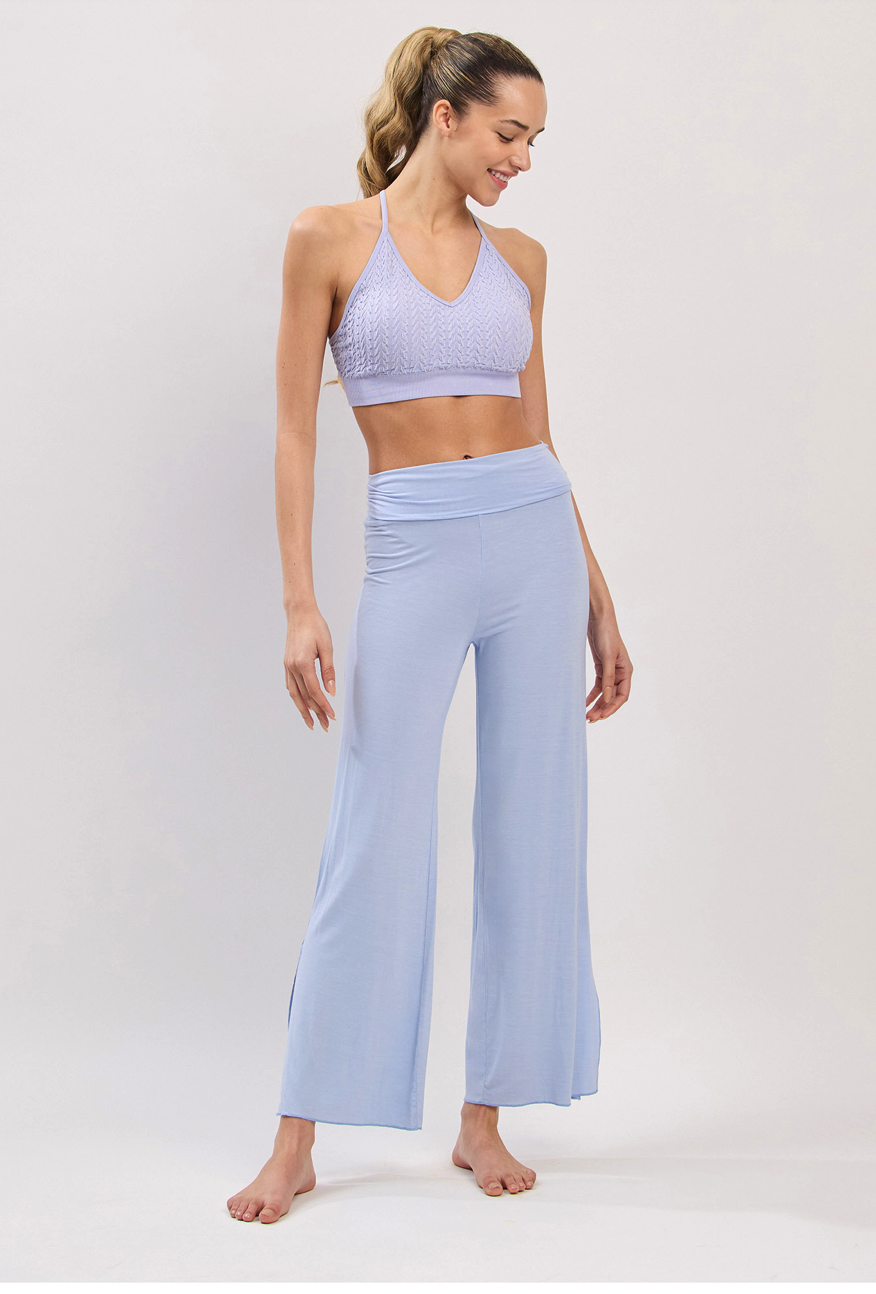 PL012 RELAX PANTS SKYBLUE FADE サイズ: S