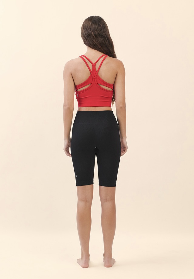 PS428 COMFORT 3/4 LEGGINGS BLACK SOLID サイズ: S/M