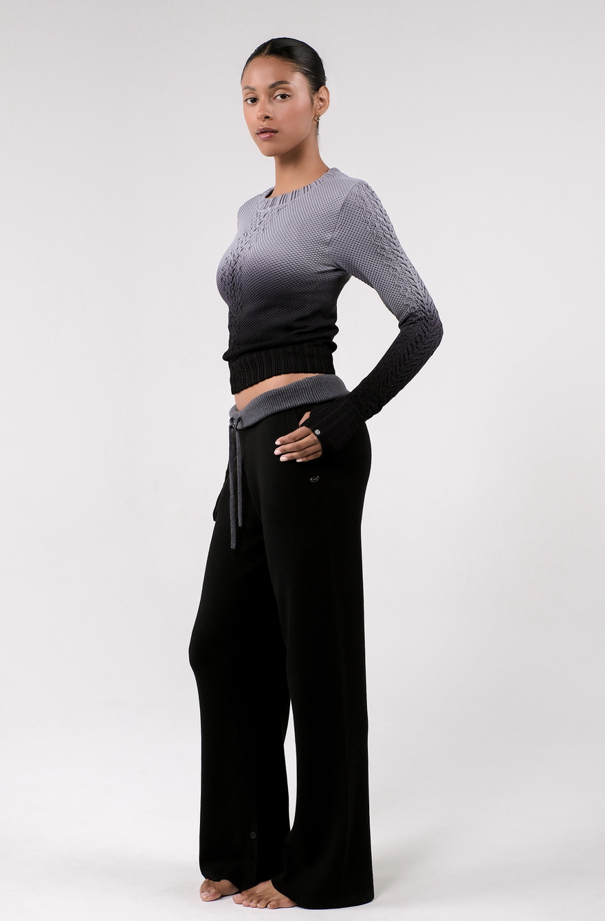 TP141 SPONGE PULLOVER GRAY GRADATION サイズ: S/M