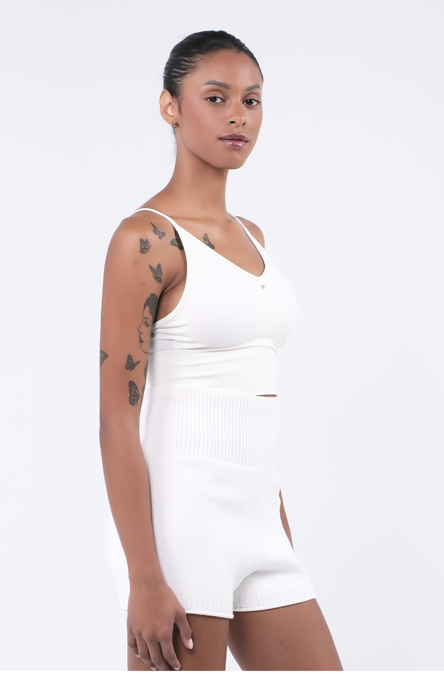 TB002 SEAMLESS BRATOP IVORY サイズ: S/M