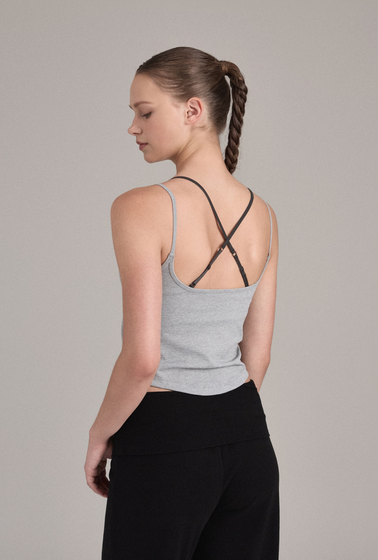 TT059 MOVE TANK M.GRAY COMBI サイズ: S/M