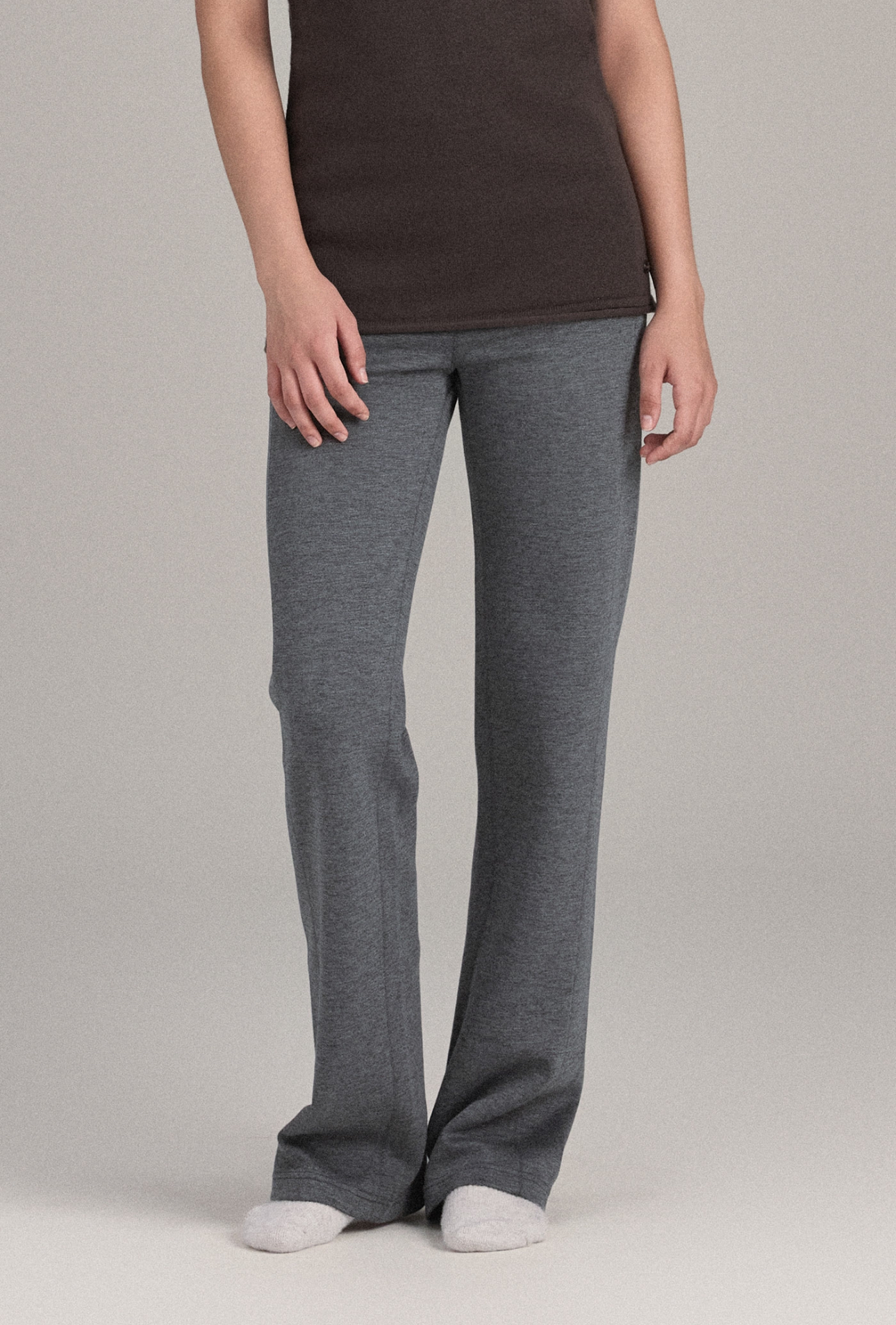 PL456 HIDDEN WAIST PANTS CHARCOAL SOLID サイズ: S/M
