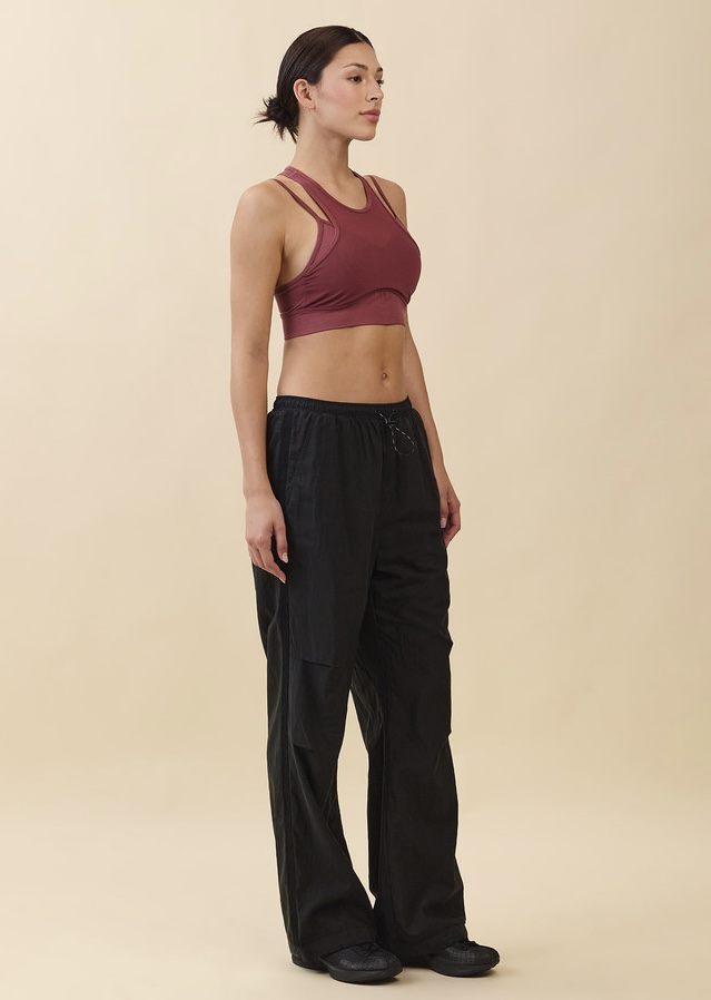 TB043 STIRA HIGH-TENSION BRATOP BURGUNDY SOLID サイズ: S/M