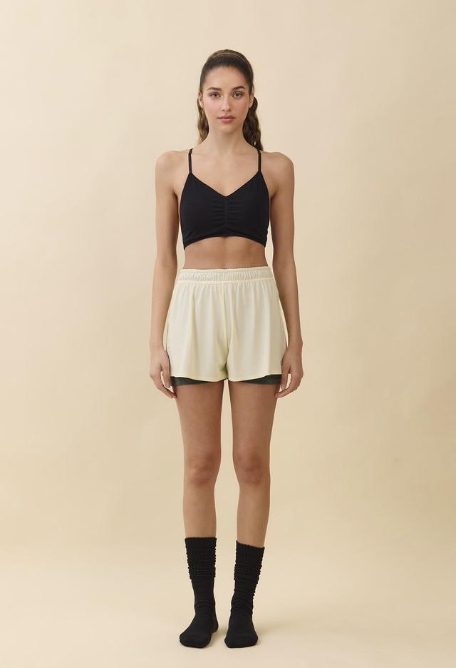 PH466 EASY ACTIVE SHORT PANTS  L.YELLOW SOLID サイズ: S