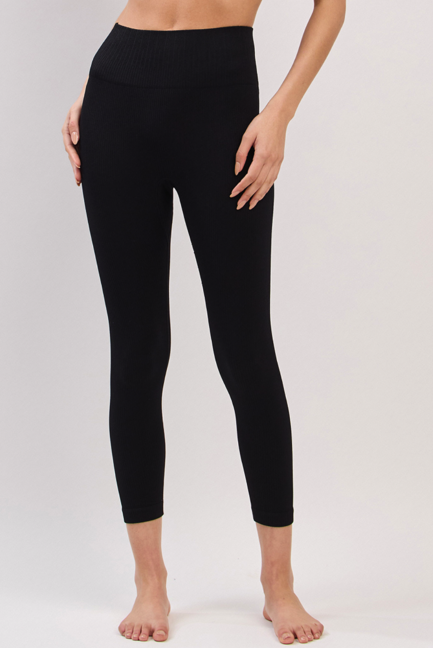 PL071 DOUBLE LEGGINGS BLACK サイズ: S/M