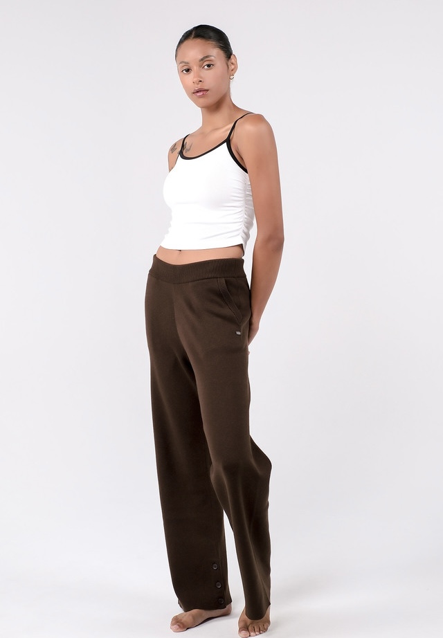 SB291 KNIT PANTS BROWN サイズ: S/M