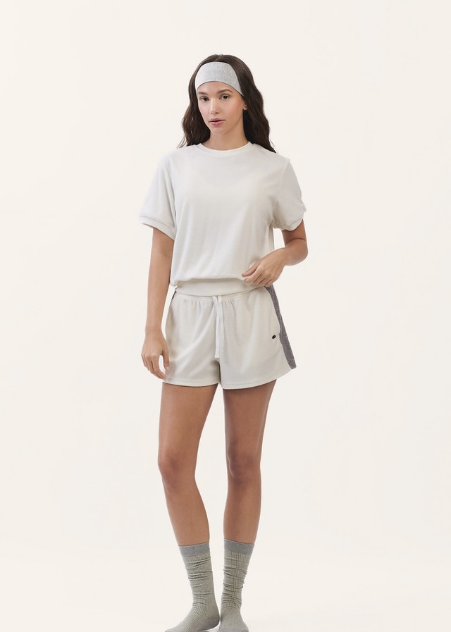 PH464 COMFY TERRY PANTS CREAM SOLID サイズ: SS