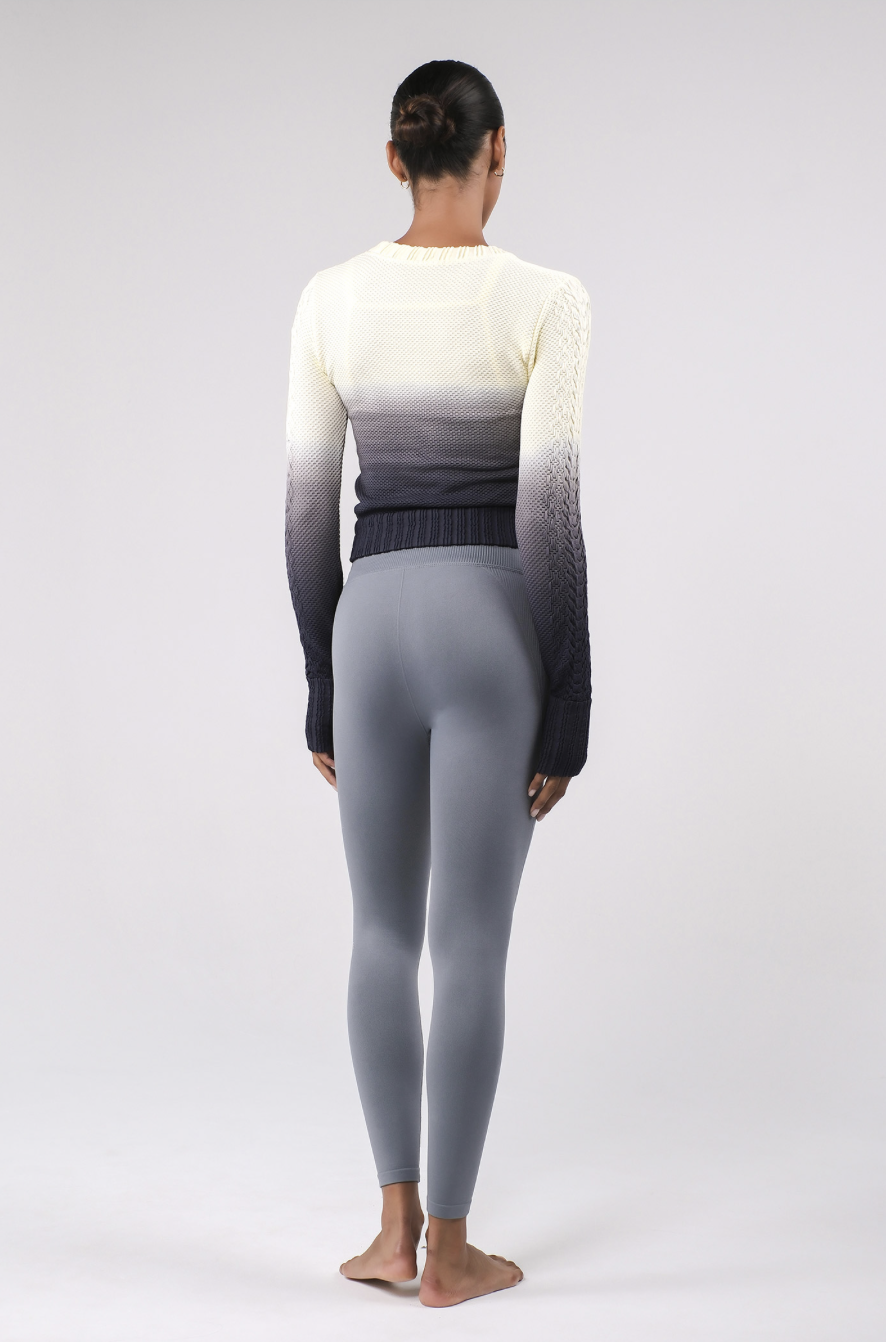 TP141 SPONGE PULLOVER YELLOW GRADATION サイズ: S/M