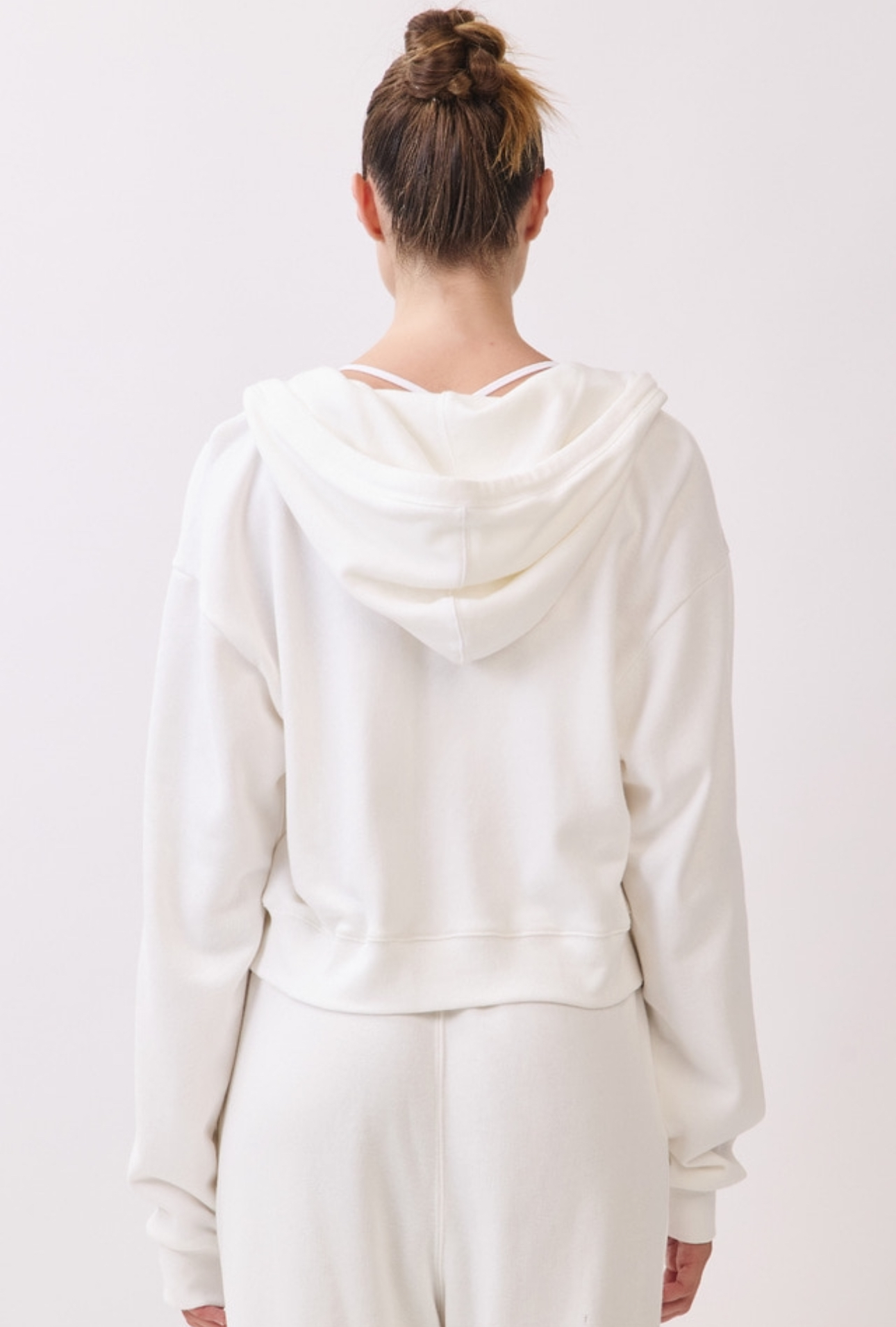 TZ153 ZIP-UP HOODIE IVORY サイズ: F