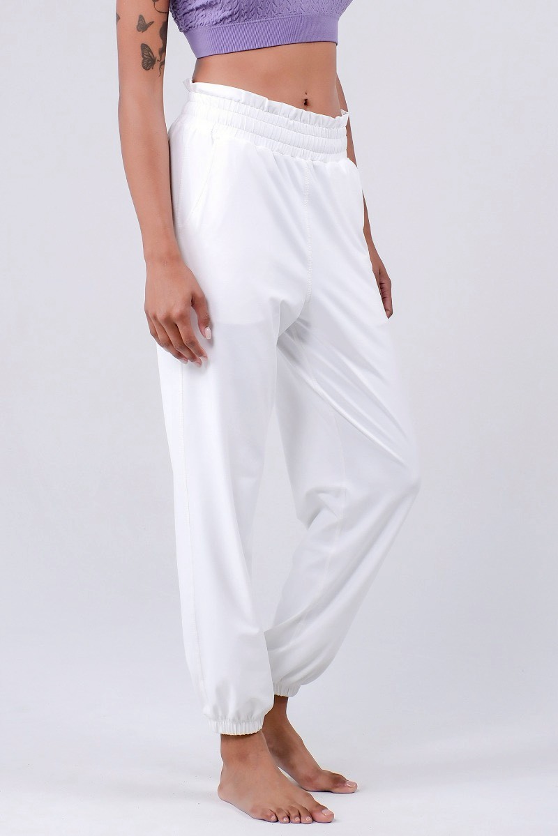 PJ471 JERSEY JOGGER WHITE