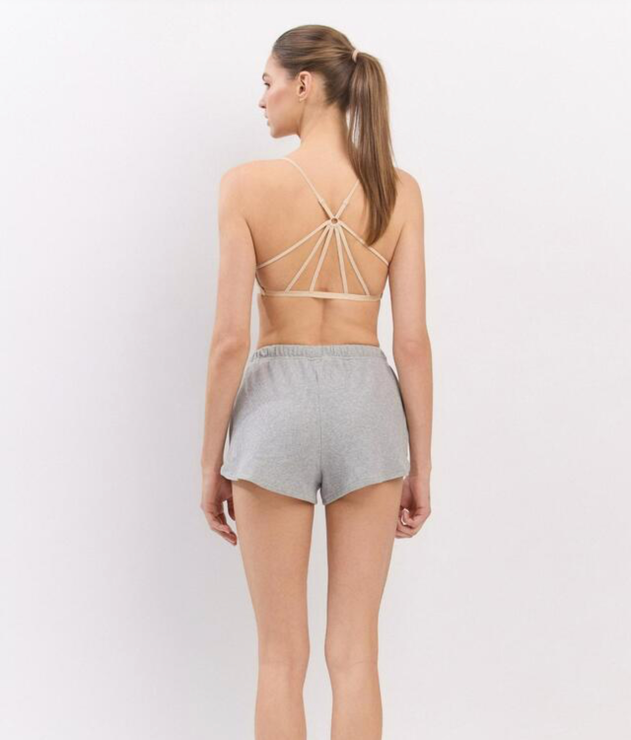 PS465 WAFFLE SHORTS M.GRAY サイズ: S/M