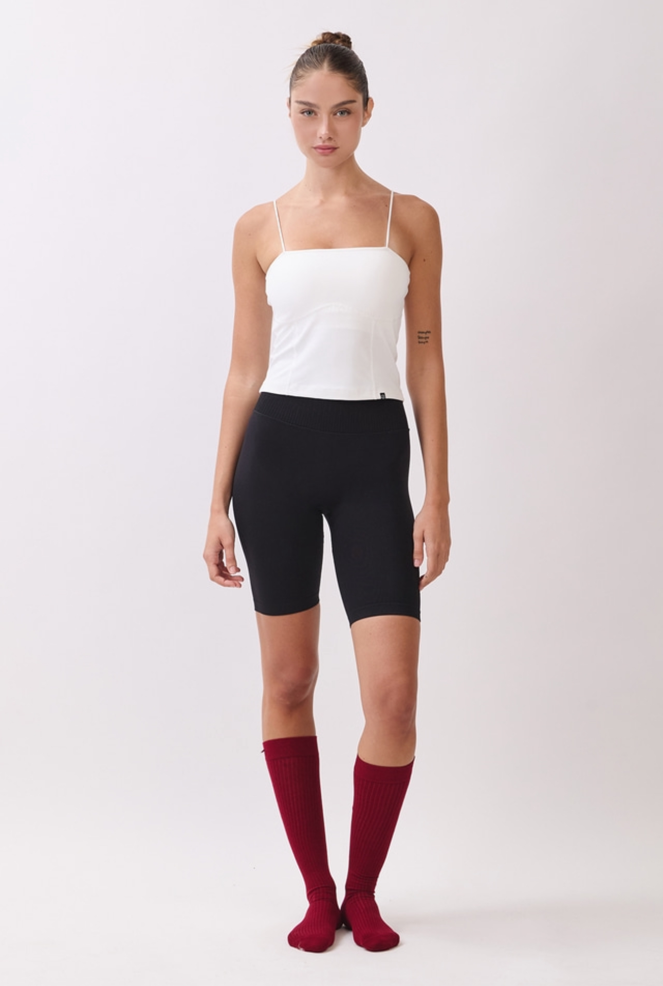 TT023 JERSEY TANK TOP WHITE サイズ: S/M