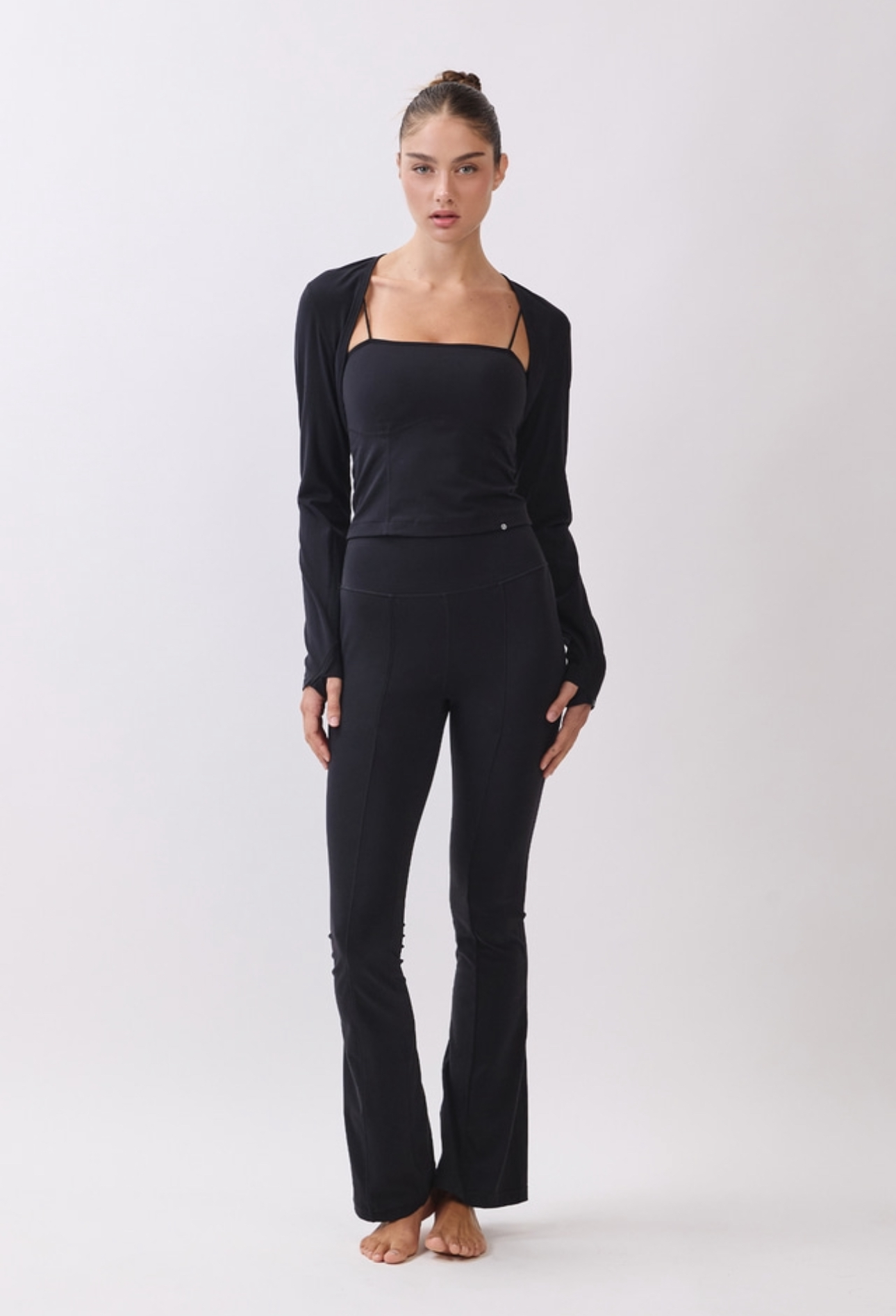 TT023 JERSEY TANK TOP BLACK サイズ: S/M