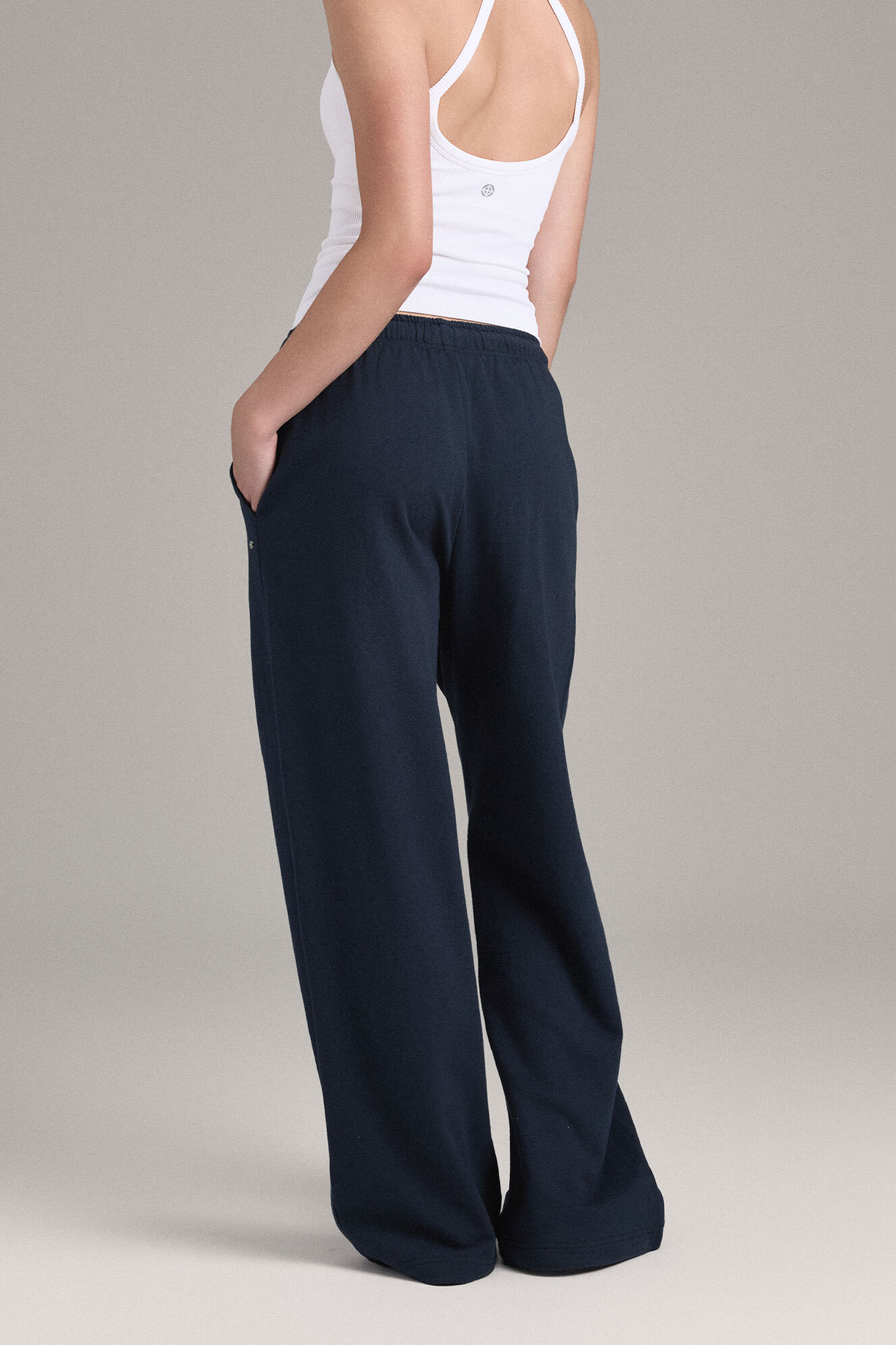 PL457 STANDARD SWEAT PANTS NAVY SOLID サイズ: SS
