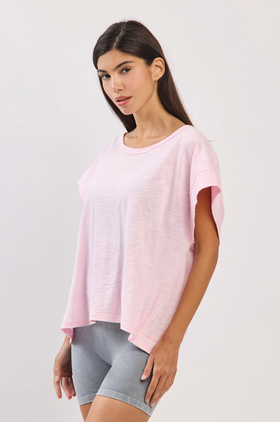 TS109 COVER-UP SLEEVELESS PINK サイズ: ONESIZE