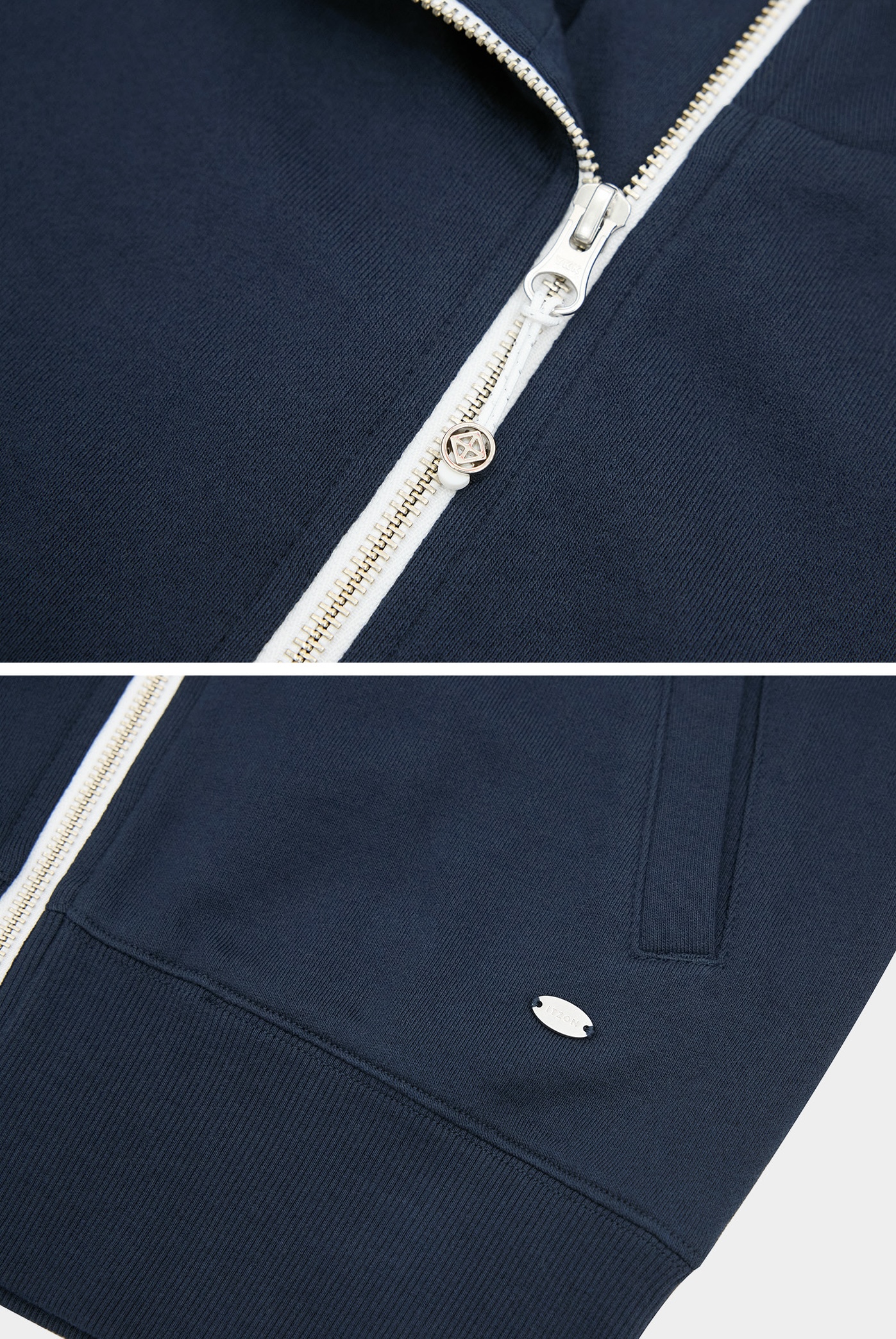 OZ355 HOODED ZIP-UP JAKET NAVI SOLID サイズ: SS