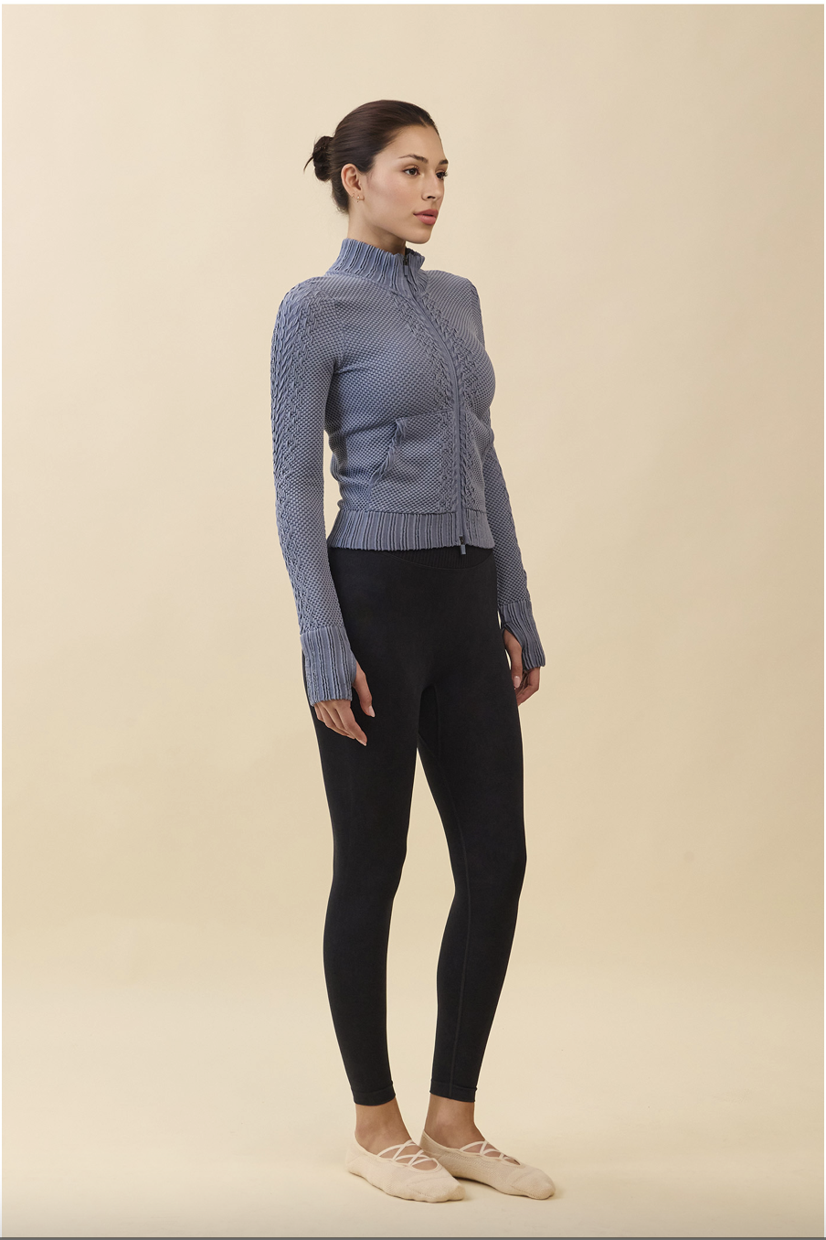 TZ151 SPONGE ZIP-UP AHS NAVY FADE サイズ: S/M