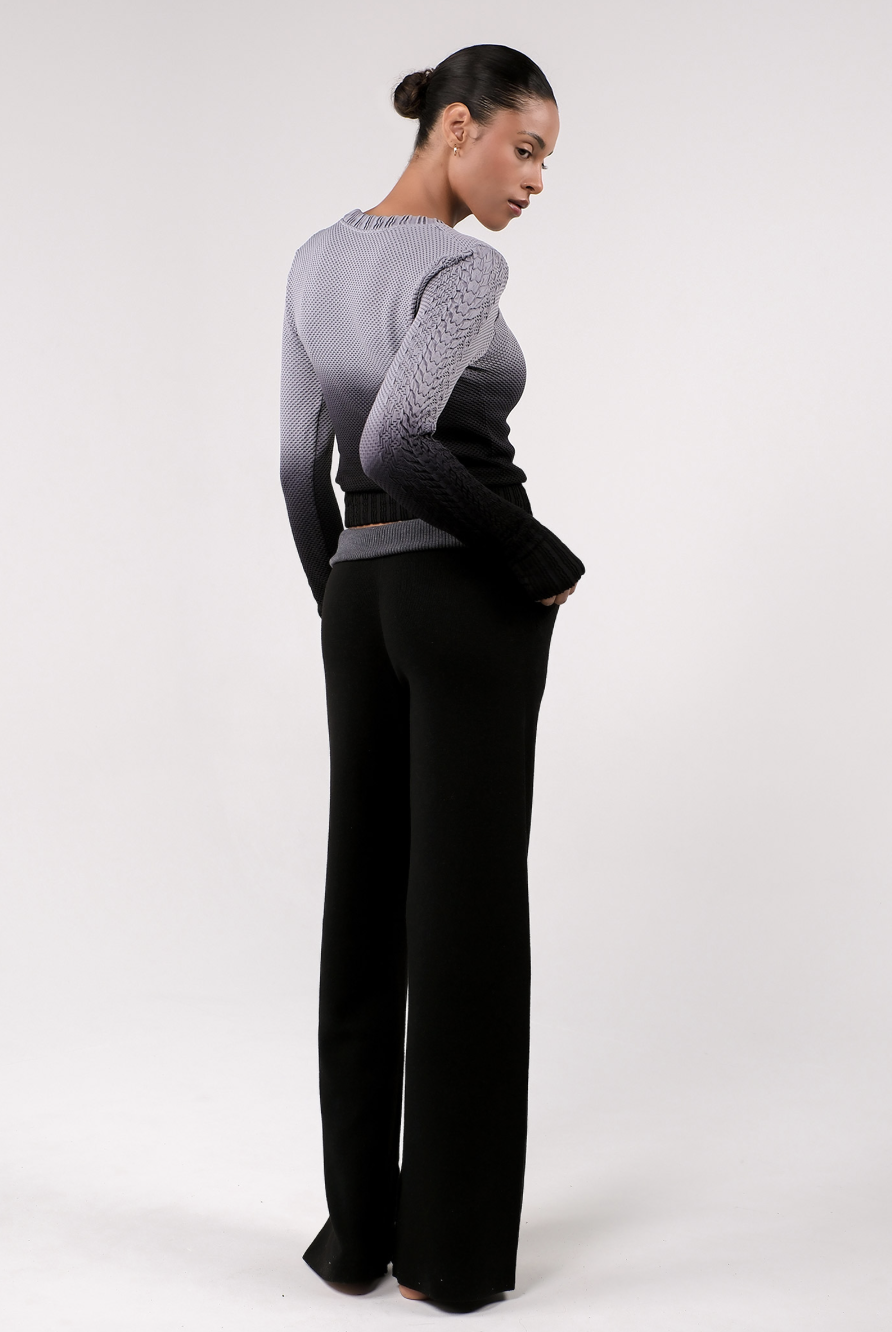 TP141 SPONGE PULLOVER GRAY GRADATION サイズ: S/M